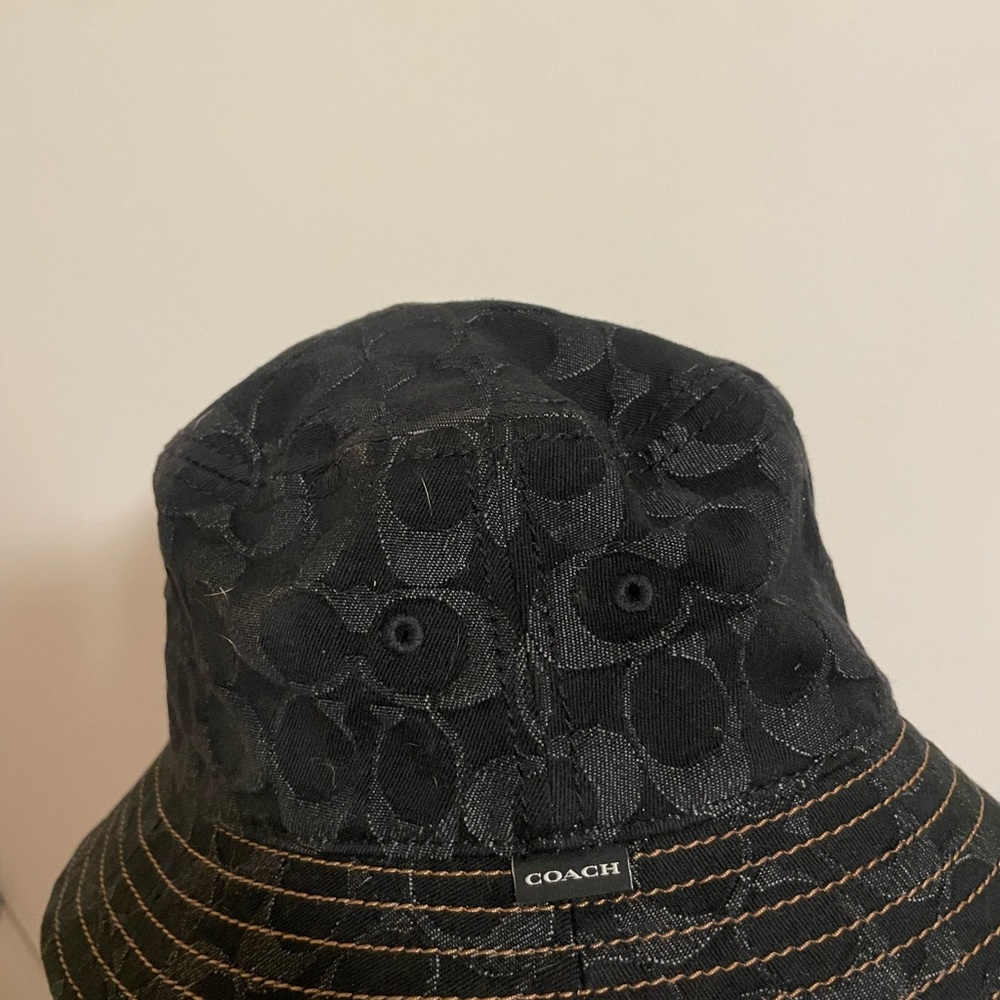Coach Black Bucket Hat